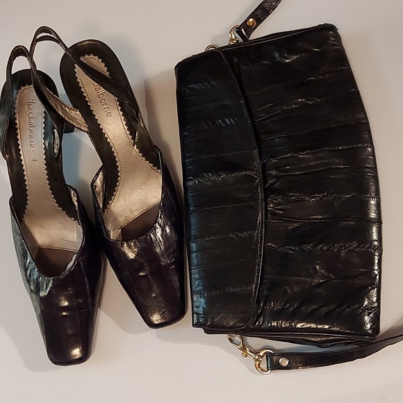 Liz Claiborne Eel Skin Slingbacks - Picture 10 of 10